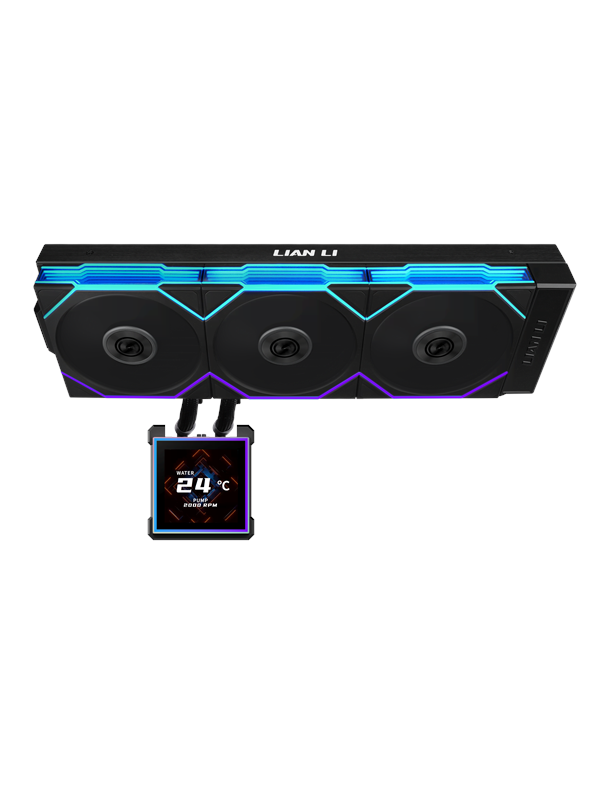 Lian Li Hydroshift II LCD-S 360TL Wireless - CPU Vesijäähdytys - Max 33 dBA
