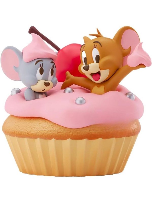 Banpresto - Tom & Jerry Big Soft Vinyl Jerry & Tuffy Sweet Cupcake Figure (11cm) - Figuuri