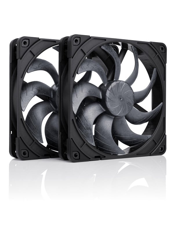 Noctua NF-A14x25 G2 PWM Sx2-PP chromax.black - Kotelotuuletin - 140mm - musta