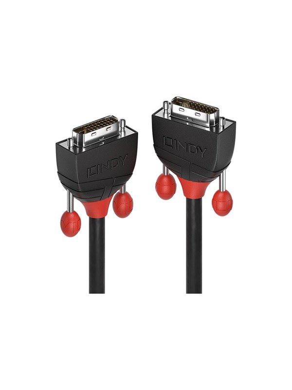 Lindy Black Line - DVI cable - DVI-D to DVI-D - 2 m