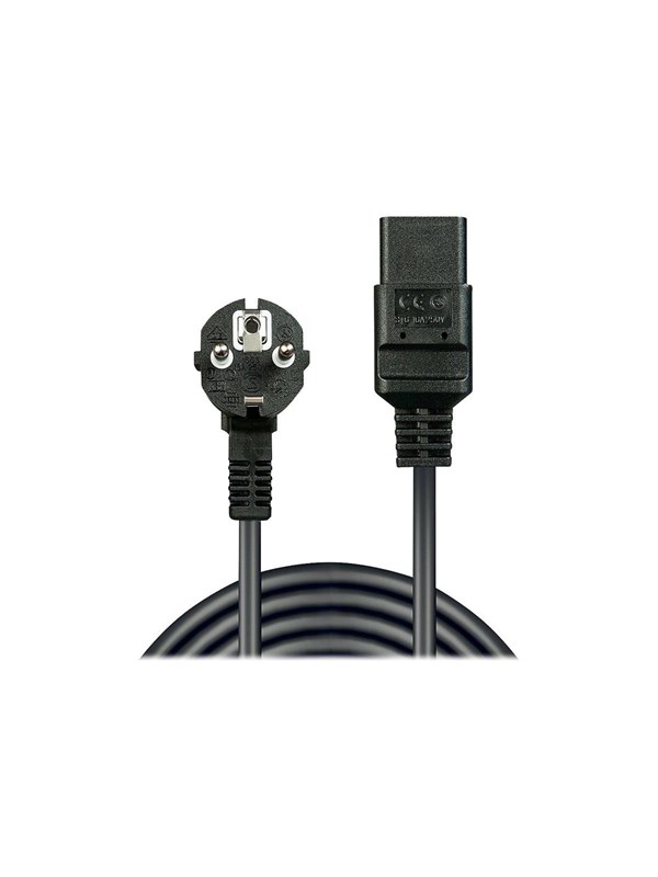 Lindy - power cable - CEI 23-16/VII / CEE 7/3 to IEC 60320 C19 - 2 m