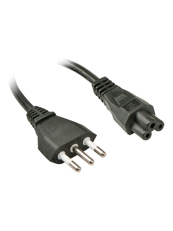 Lindy - power cable - IEC 60320 C5 to CEI 23-16/VII - 2 m