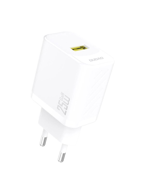 Dudao A27S 25W GaN USB-A Charger - White