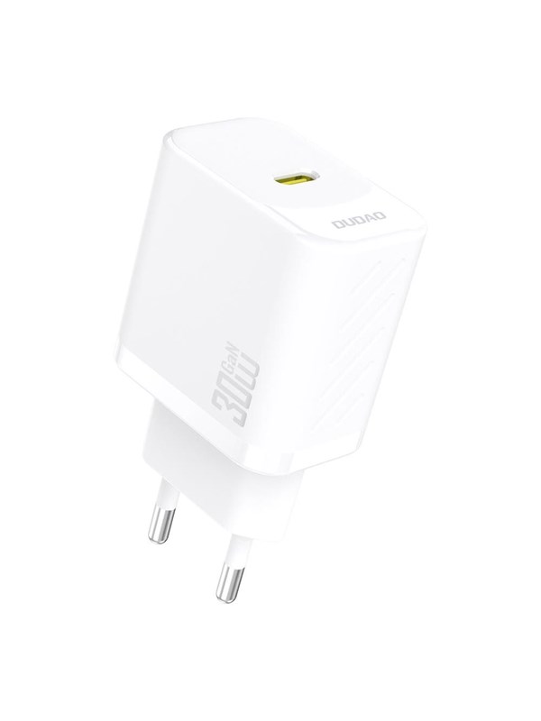 Dudao A27P 30W PD GaN USB-C Wall Charger - White