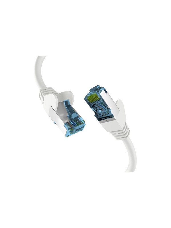 M-CAB EFB-Elektronik patch cable - 20 m - white - Valkoinen - 20m