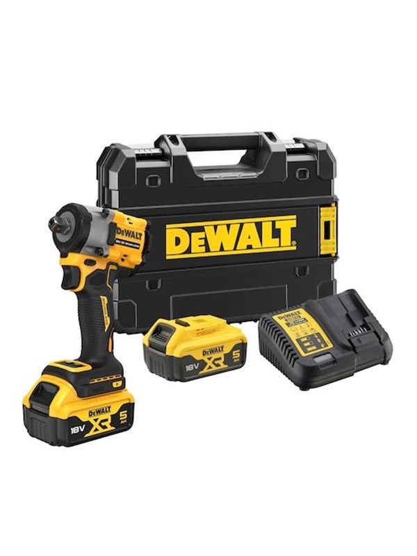 DeWALT DCF922P2T-QW, Iskuväännin, Harjaton, musta, Keltainen, 1/2, 2500 RPM, 610 Nm
