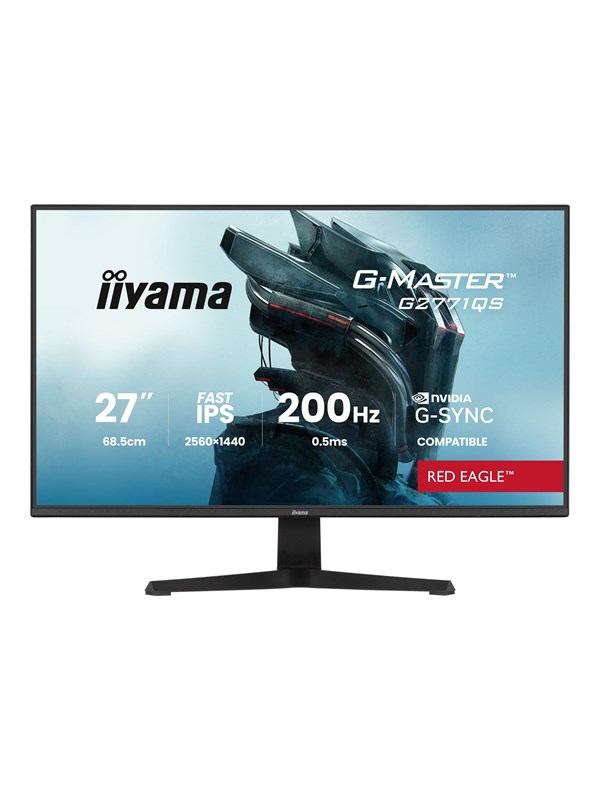 27" iiyama G-MASTER Red Eagle G2771QS-B1 - LED monitor - 27"