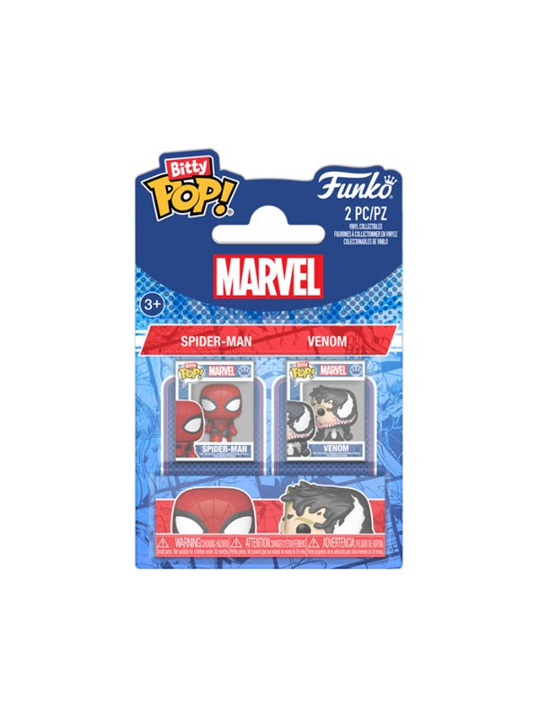 Funko! - Bitty POP 2PK Spider-Man & Venom - Figuuri