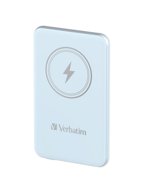 Verbatim Charge 'n' Go wireless power bank - magnetic mount - Li-pol - 24 pin USB-C - 20 Watt