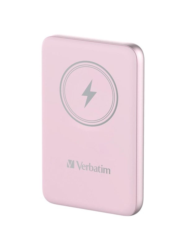 Verbatim Charge 'n' Go wireless power bank - magnetic mount - Li-pol - 24 pin USB-C - 20 Watt - 10000 mAh