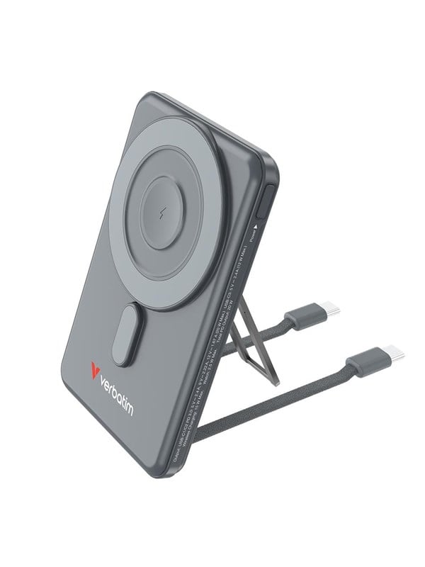 Verbatim Charge 'n' Go 2C Power Bank Magnetic Wireless 5000