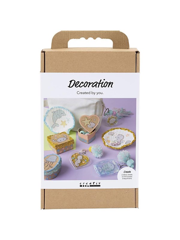 Creativ Company - Mini Hobby Set - Shells and Keychains