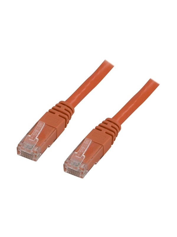 Deltaco TP-607-OR - patch cable - 75 cm - orange - Oranssi - 0.7 meter