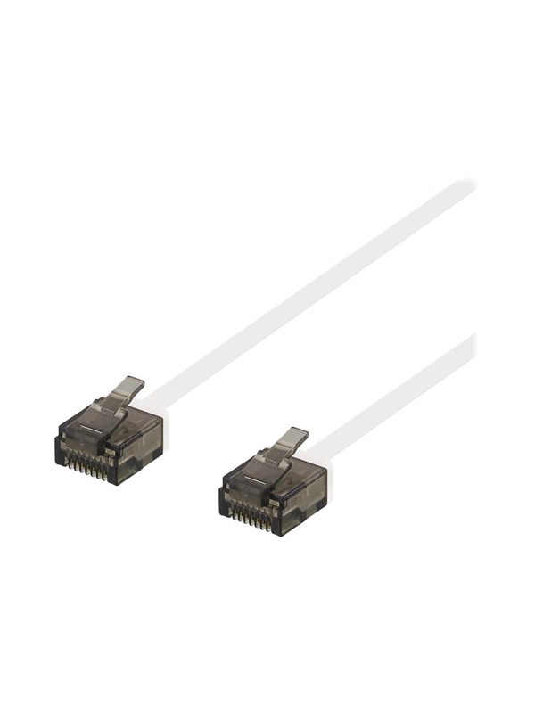 Deltaco patch cable - 1.5 m - white - Valkoinen - 1meter