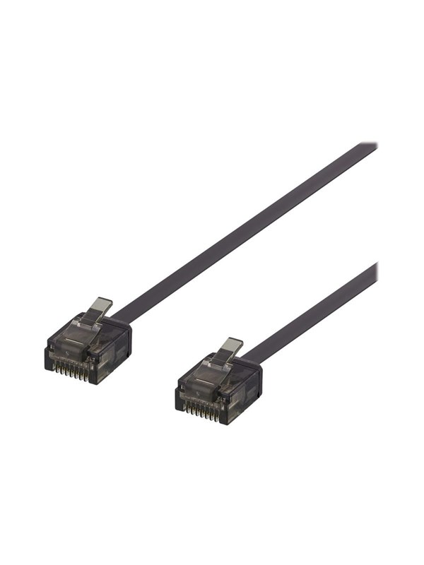 Deltaco patch cable - 5 m - black - Musta - 5m