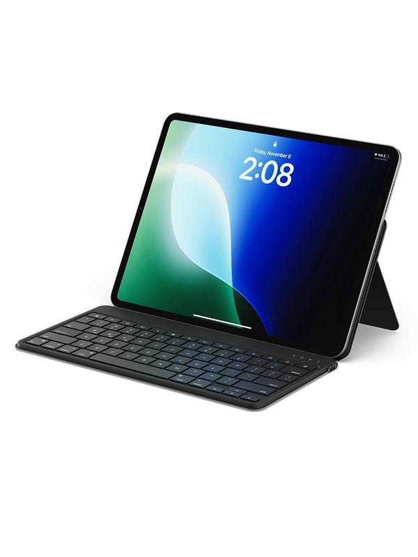 Satechi OntheGo Bluetooth Keyboard with Stand for Flexible Typing - Näppäimistö - Englanti (US) - Musta