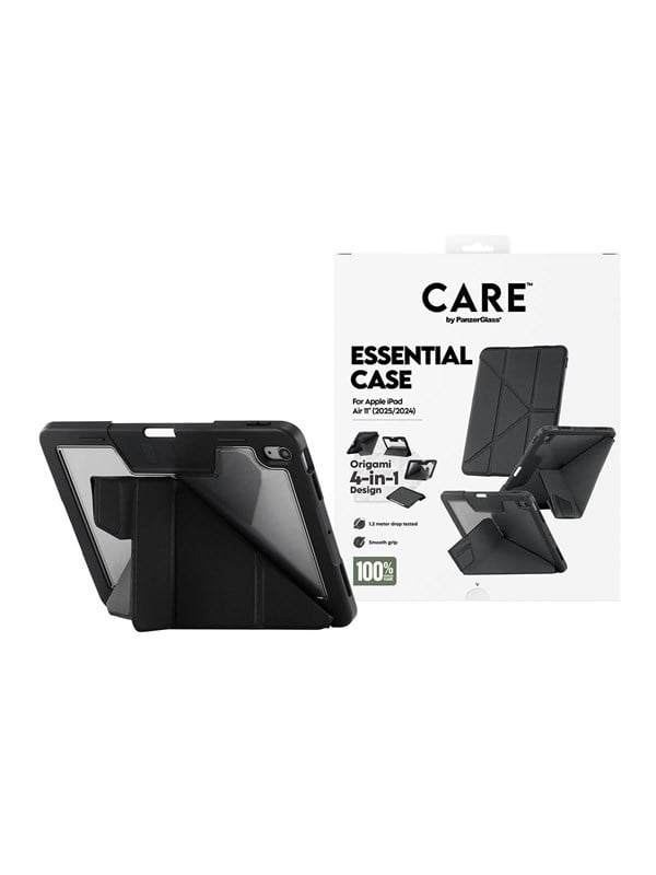 CARE by PanzerGlass Essential Case Black iPad Air 11" (2024-2026)