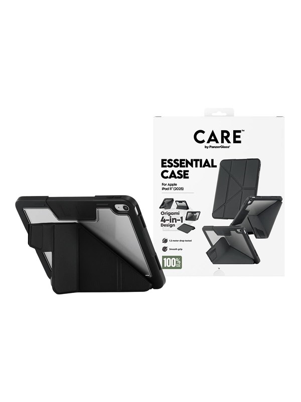 CARE by PanzerGlass Essential Case Black iPad 11" (2025-2026)
