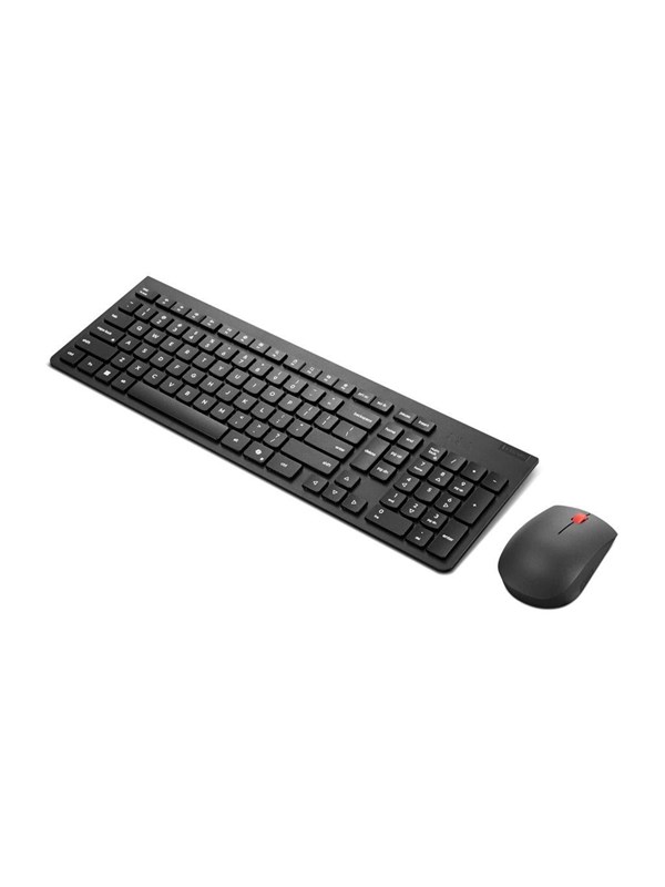 Lenovo Essential Wireless Combo Gen 2 - keyboard and mouse set - QWERTY - Swedish/Finnish - black Input Device - Näppäimistö ja Hiirisetti - Ruotsalainen/suomalainen - Musta