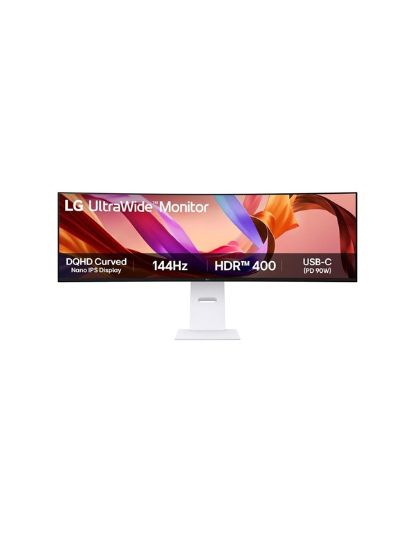 49" LG UltraWide 49U950A-W - 5120x1440 - 144Hz - Nano IPS - 90W USB-C - KVM switch