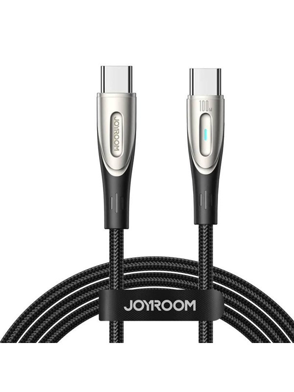 Joyroom Star-Light USB C-USB-C-kaapeli SA27-CC5 / 100W / 1,2m (musta)