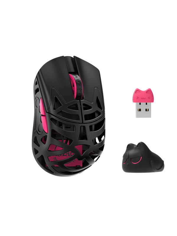 WLMouse Beast Miao (Omron) / Wireless 8K / Magnesium - Pelihiiri - Optinen - 5 painiketta - Musta