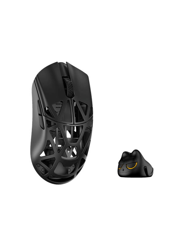 WLMouse Beast X Mini Pro (Solid Side + Omron) / Wireless 8K / Magnesium - Pelihiiri - Optinen - 5 painiketta - Musta