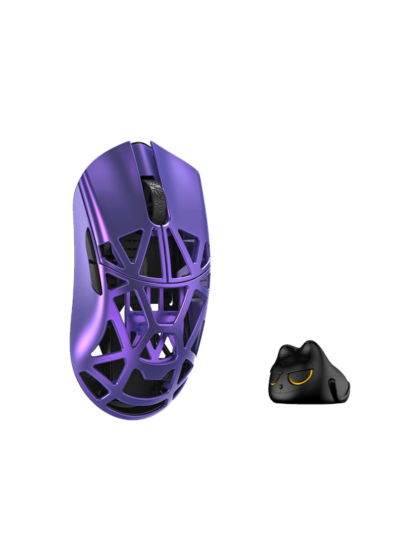 WLMouse Beast X Mini Pro (Solid Side + Omron) / Wireless 8K / Magnesium - Pelihiiri - Optinen - 5 painiketta - Violetti