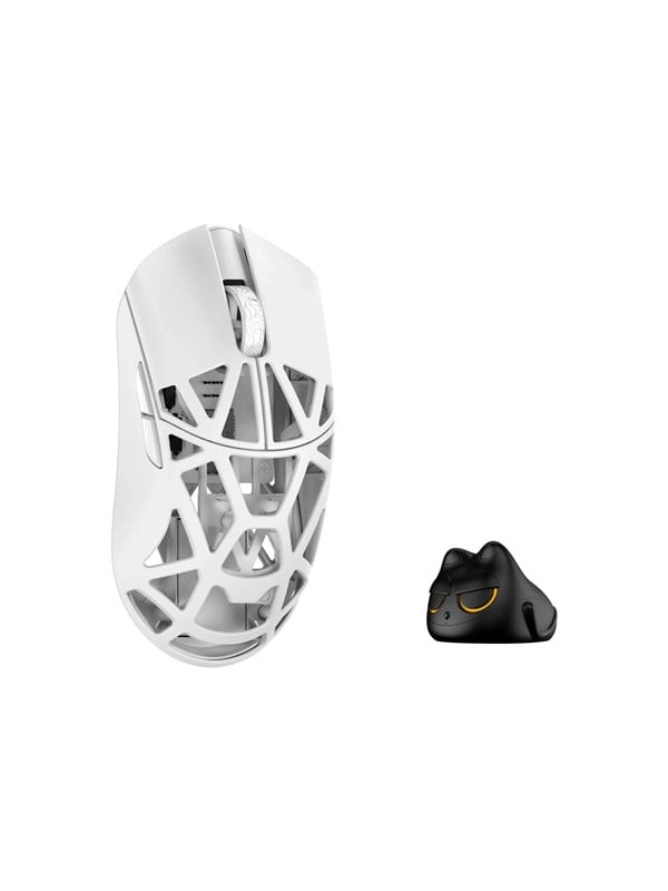 WLMouse Beast X Mini Pro (Solid Side + Omron) / Wireless 8K / Magnesium - Pelihiiri - Optinen - 5 painiketta - Valkoinen