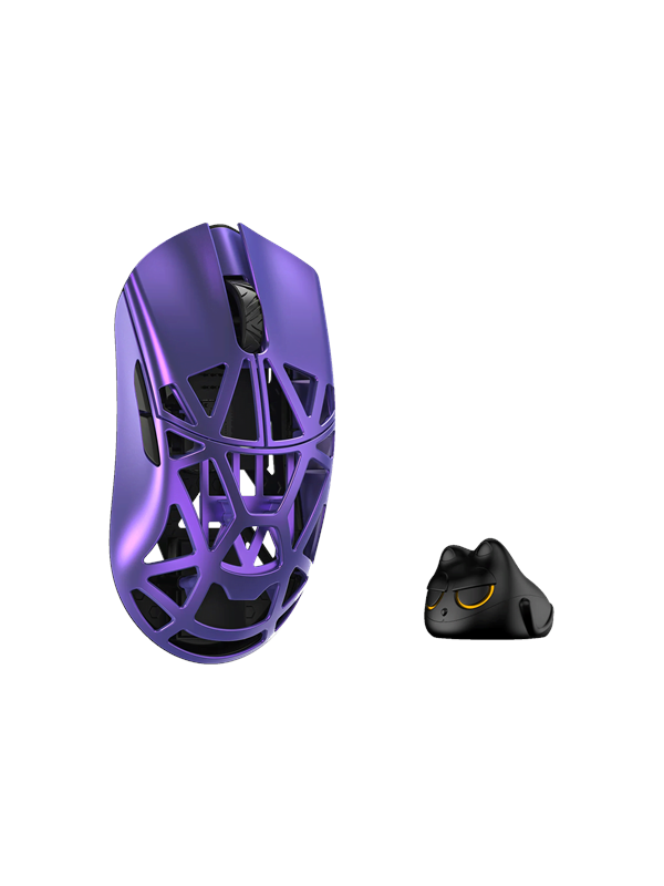WLMouse Beast X Pro (Solid Side + Omron) / Wireless 8K / Magnesium - Pelihiiri - Optinen - 5 painiketta - Violetti