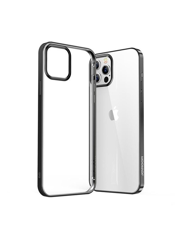 Joyroom New Beautiful Series ultra thin case with electroplated frame for iPhone 12 Pro Max black (JR-BP796)