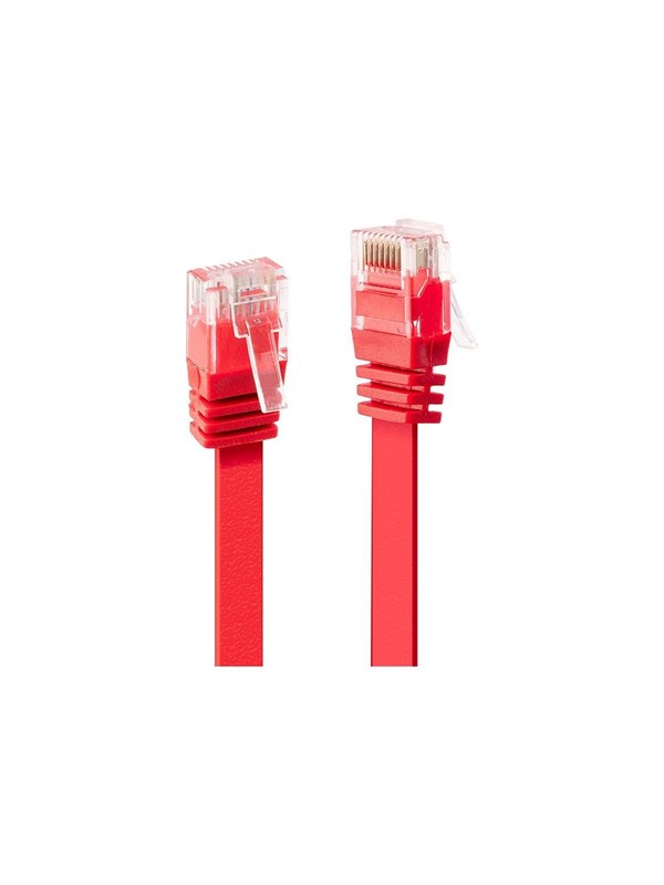 Lindy patch cable - 5 m - red - Punainen - 5m