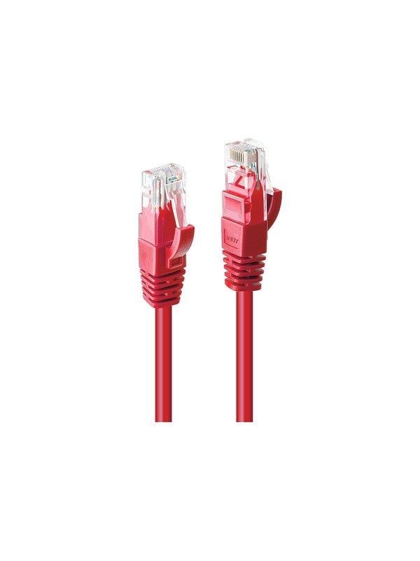 Lindy patch cable - 3 m - red - Punainen - 3m