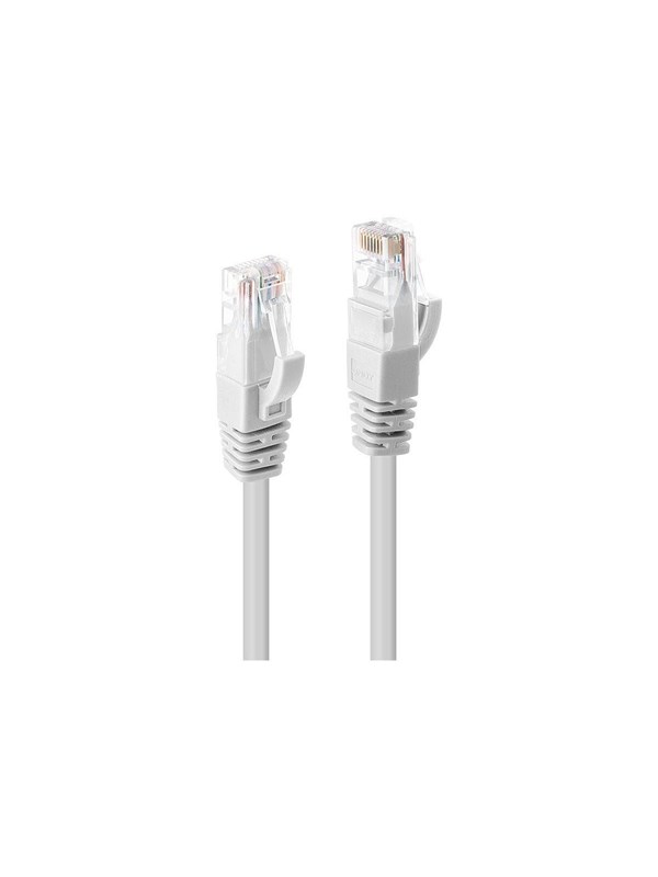 Lindy patch cable - 3 m - white - Valkoinen - 3m