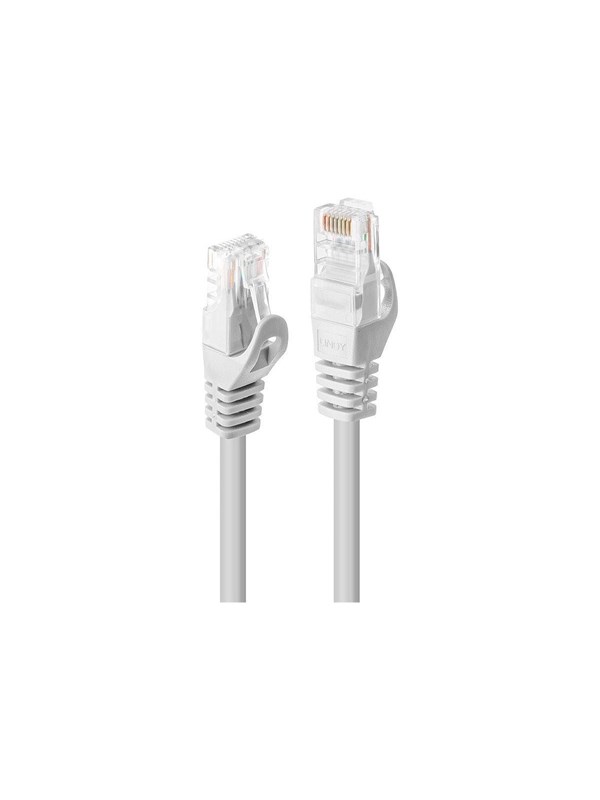 Lindy Basic patch cable - 2 m - white - Valkoinen - 2m