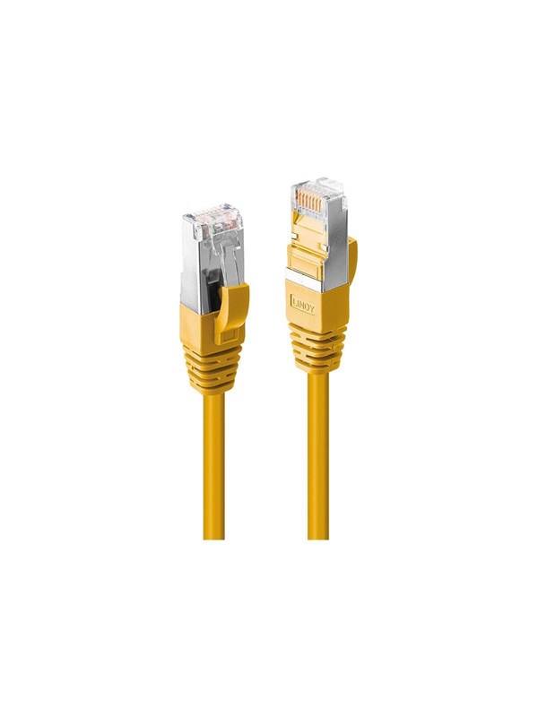 Lindy patch cable - 5 m - yellow - Keltainen - 5m
