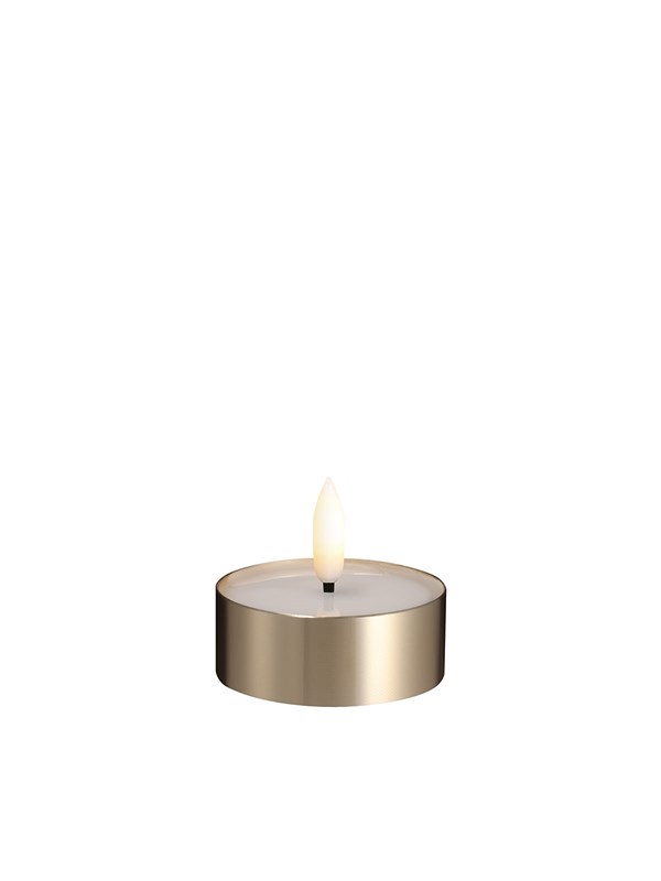 Moods & More LED Melted tealight - Metal brass finish