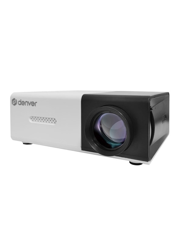 DENVER Projektori PR-1000 - Mini projector with included power adaptor and HDMI cables. - 320 x 240 - 30 lumens