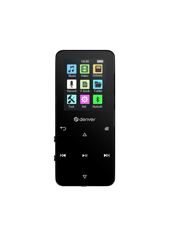DENVER MP-1830B BLACK - MP4 media player with built-in bluetooth and rechargeable battery - MP3 player 4 GB