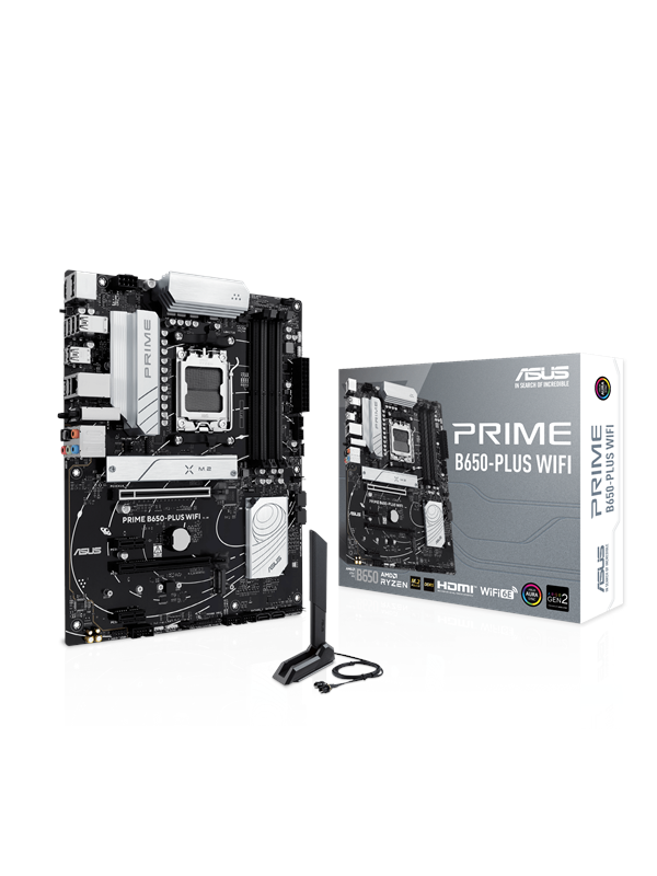 ASUS PRIME B650-PLUS WIFI Emolevy - AMD B650 - AMD AM5 - DDR5 RAM - ATX