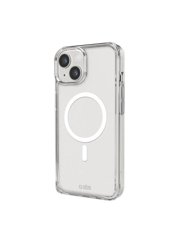 SBS Rigid transparent case compatible with MagSafe charging for iPhone 14/13 - Transparent