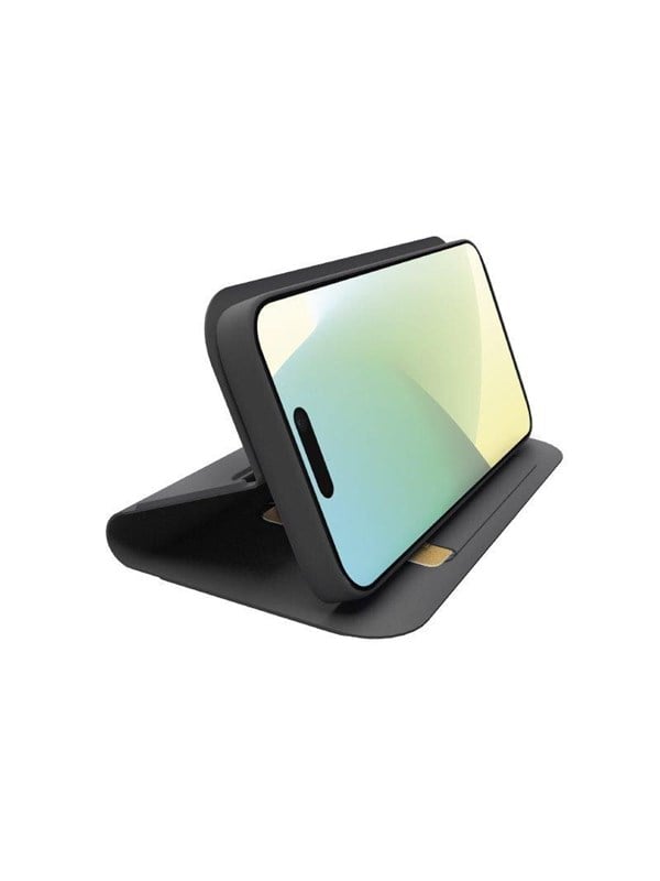 SBS Book-style case with stand support and soft touch surface for iPhone 16