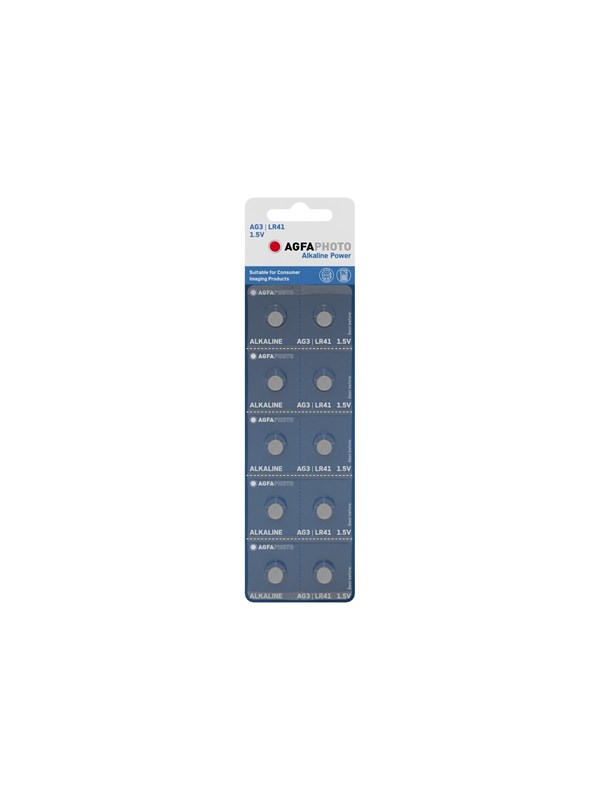 Agfa Photo battery x AG3 / LR41 - Alkaline (pack of 10)