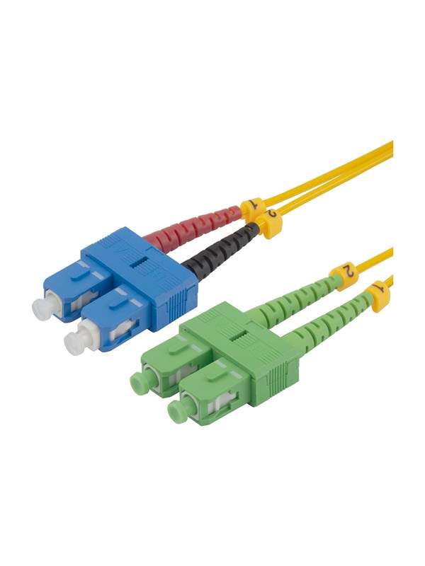 Deltaco patch cable - 1 m - yellow - Keltainen - 1m