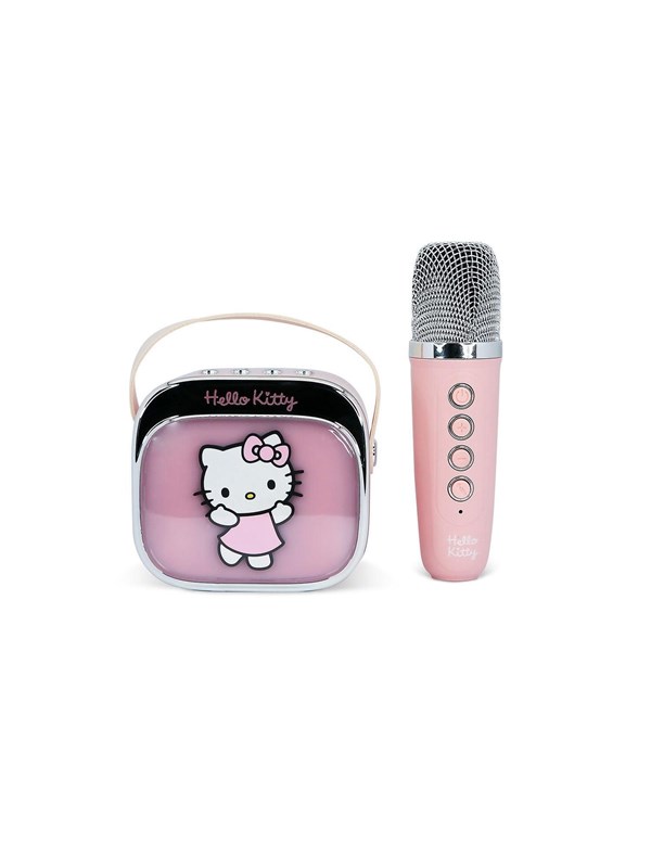 OTL Karaokakaiutin mikrofonilla Popsing LED - Hello Kitty teema