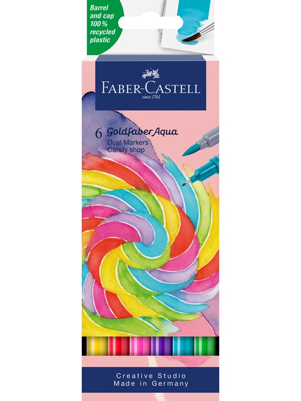 Faber-Castell Gofa Aqua Dual Marker Candy shop 6x