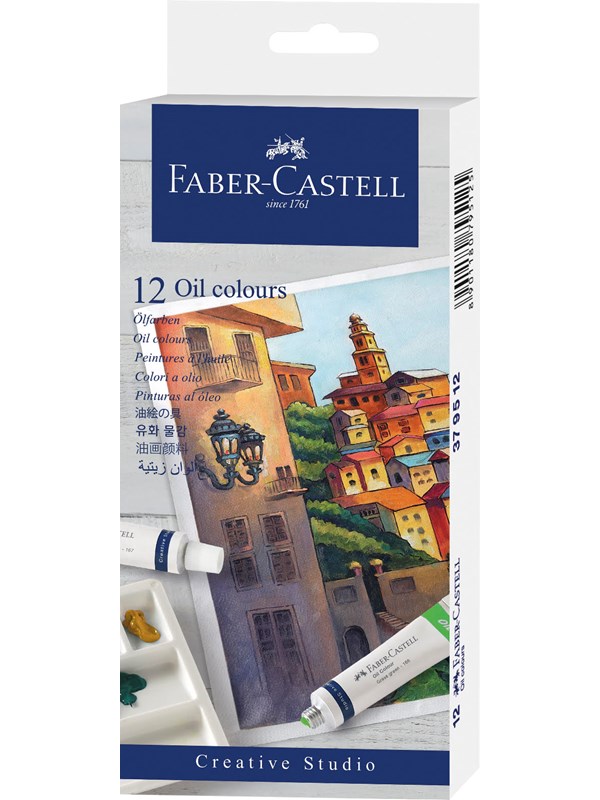 Faber-Castell Oilcolour 12ct cardboard box