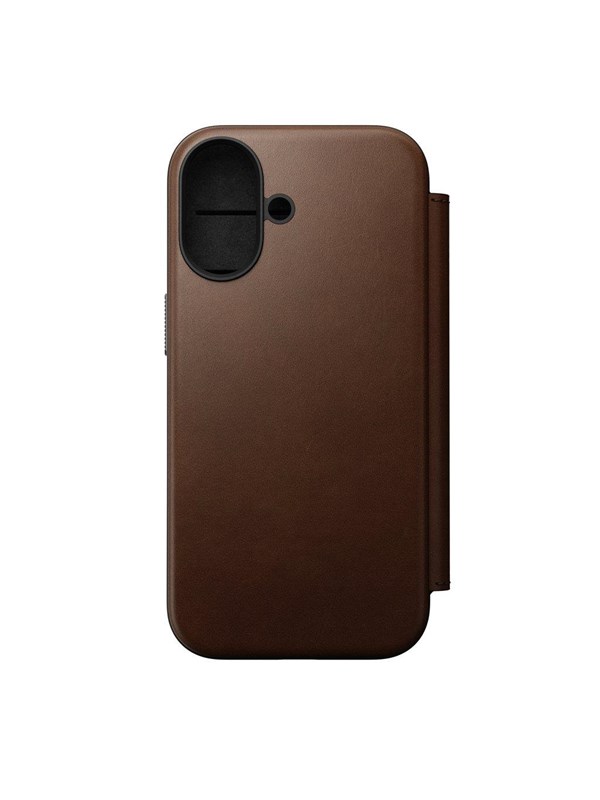 Nomad - Modern Leather Folio - iPhone 17 | Brown | Leather