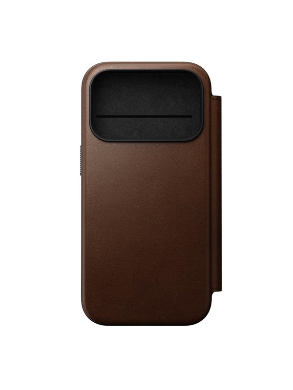 Nomad - Modern Leather Folio - iPhone 17 Pro | Brown | Leather
