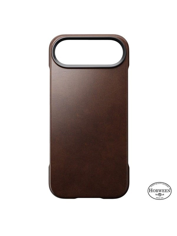 Nomad - Traditional Leather Case - iPhone 17 Air | Rustic Brown | Horween